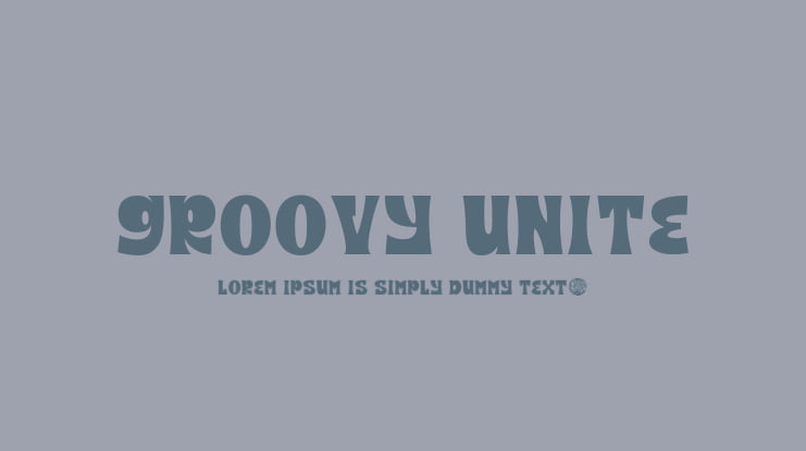 Groovy Unite Font