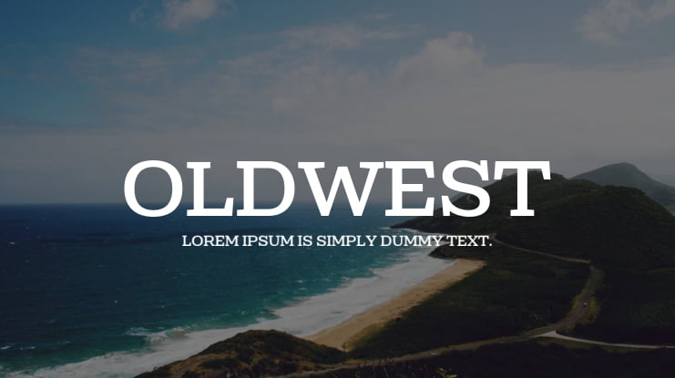 OLDWEST Font