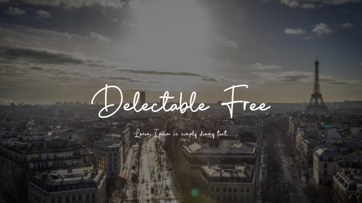 Delectable Free Font