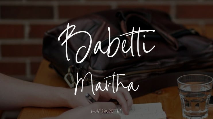 Babetti Martha Font