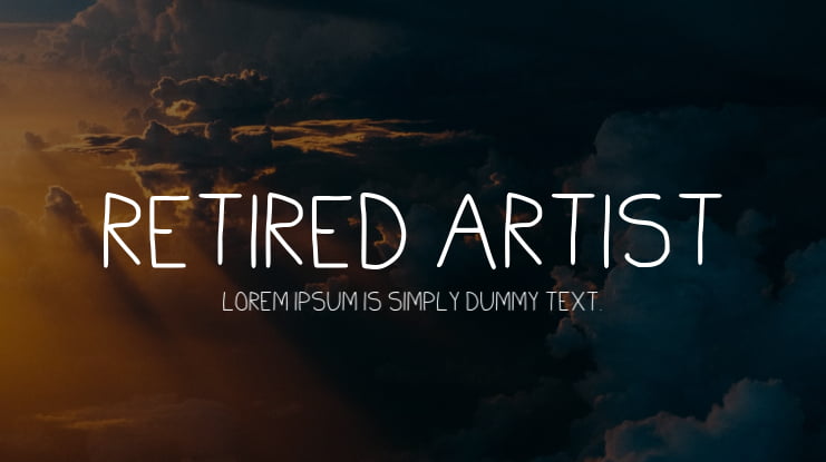 Retired Artist Font