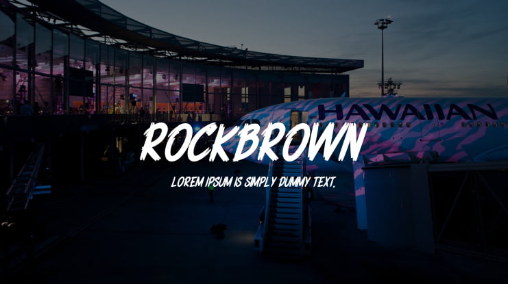 ROCKBROWN Font