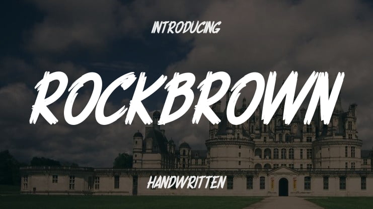 ROCKBROWN Font