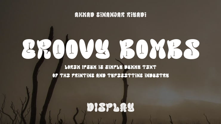 Groovy Bombs Font