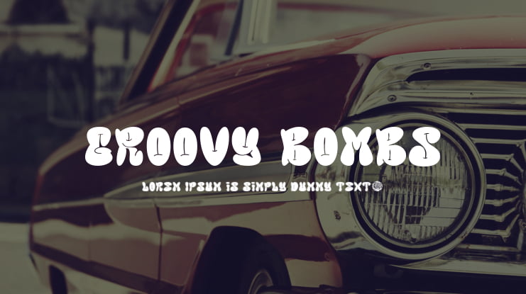 Groovy Bombs Font