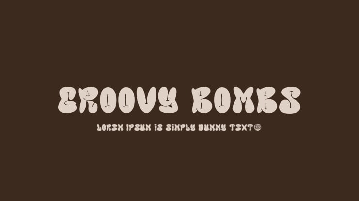 Groovy Bombs Font