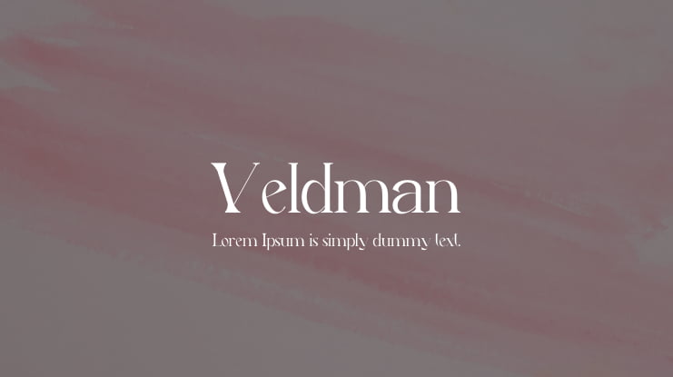 Veldman Font