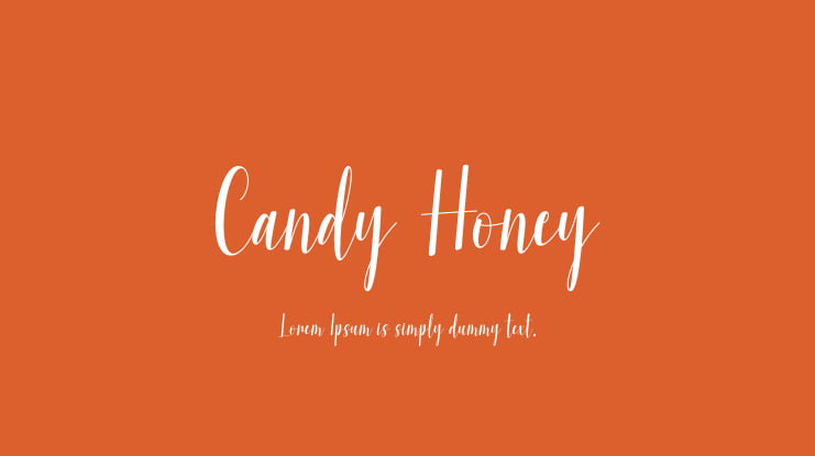 Candy Honey Font