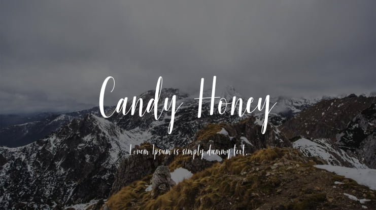 Candy Honey Font