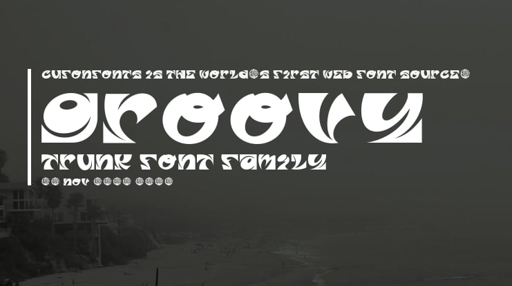 Groovy Trunk Font