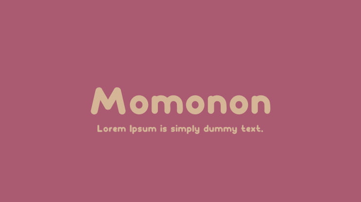 Momonon Font