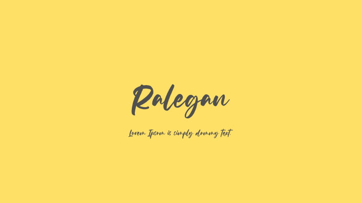 Ralegan Font