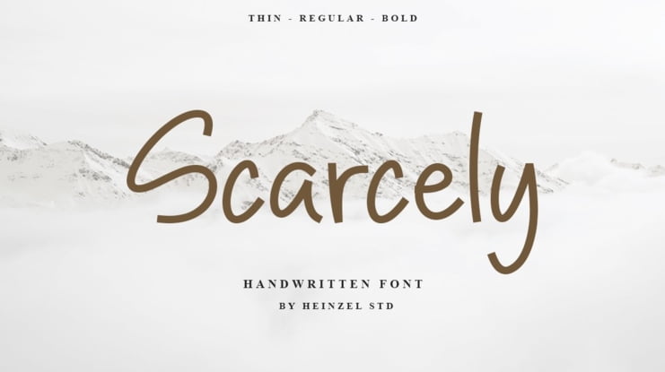 Scarcely Font