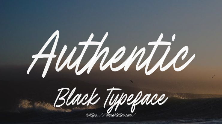 Authentic Black Font