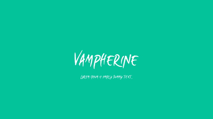 Vampherine Font