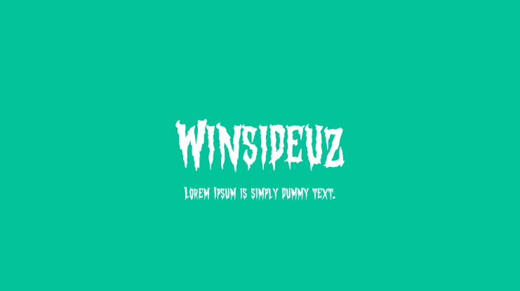 Winsideuz Font