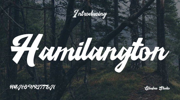 Hamilangton Font