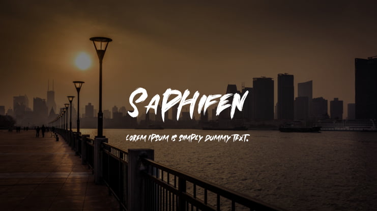 Saphifen Font