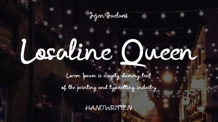 Losaline Queen Font