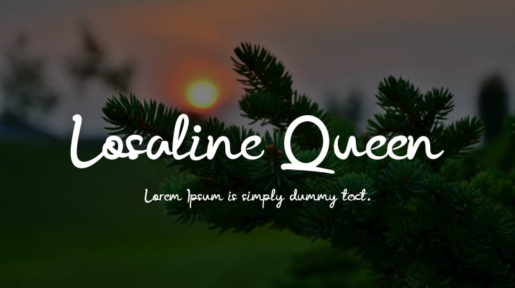 Losaline Queen Font