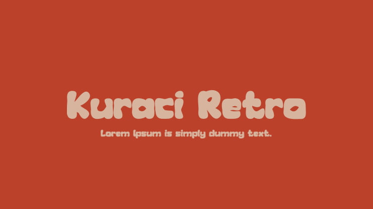 Kuraci Retro Font