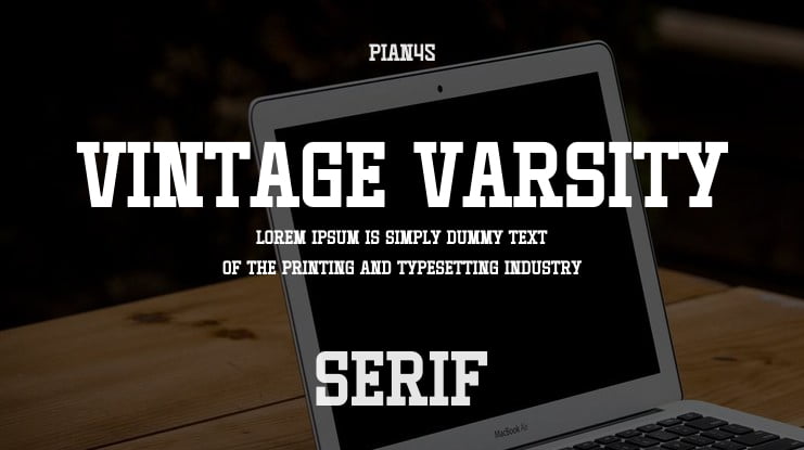 Vintage Varsity Font