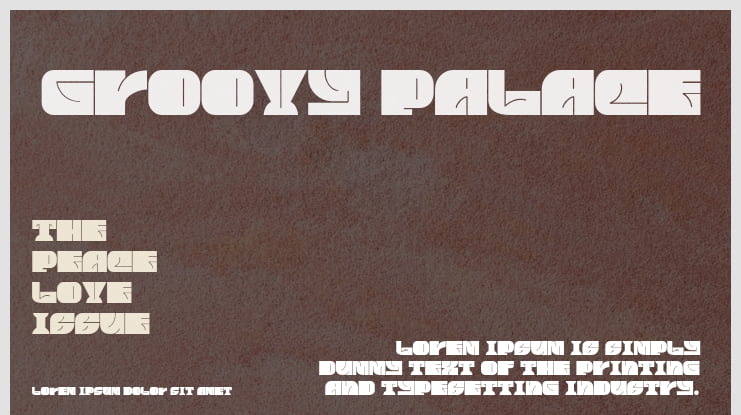 Groovy Palace Font