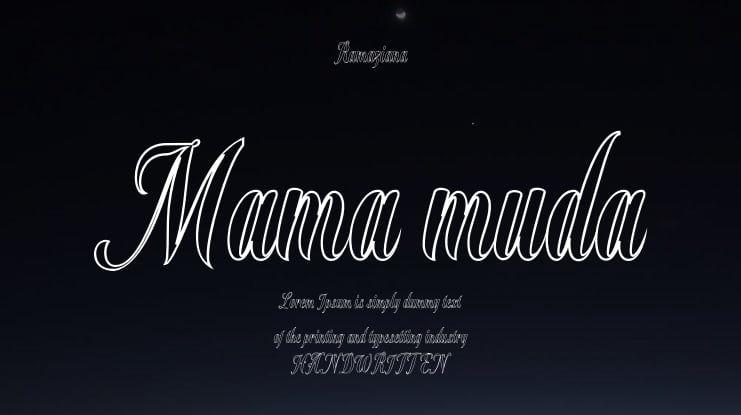 Mama muda Font