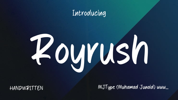 Royrush Font