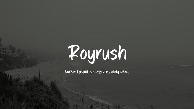 Royrush Font