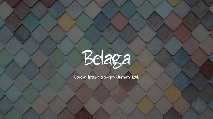 Belaga Font