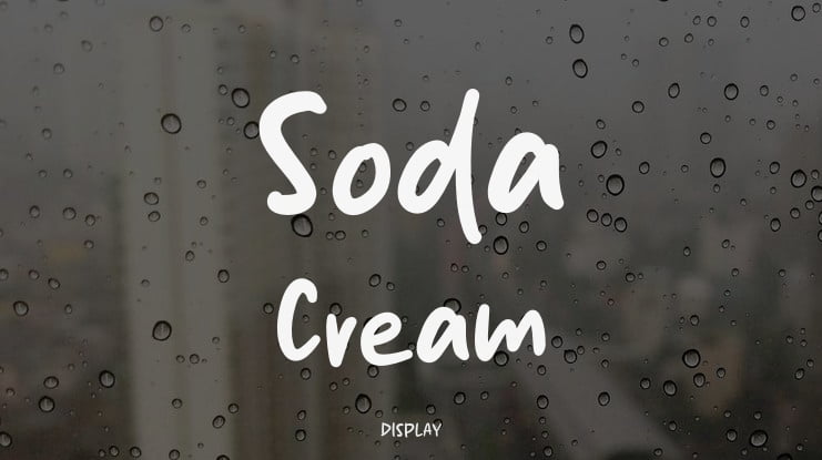 Soda Cream Font