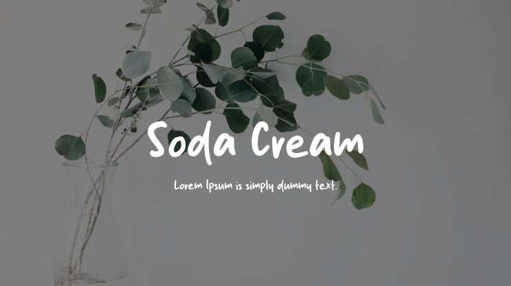 Soda Cream Font