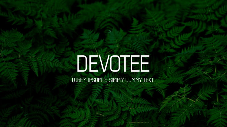 Devotee Font