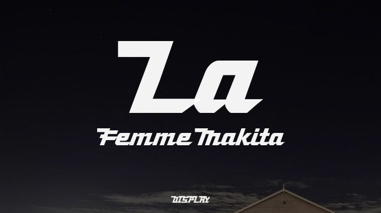 La Femme Makita Font