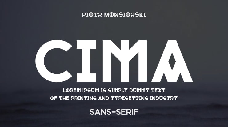 Cima Font Family