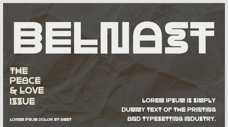 Belnast Font