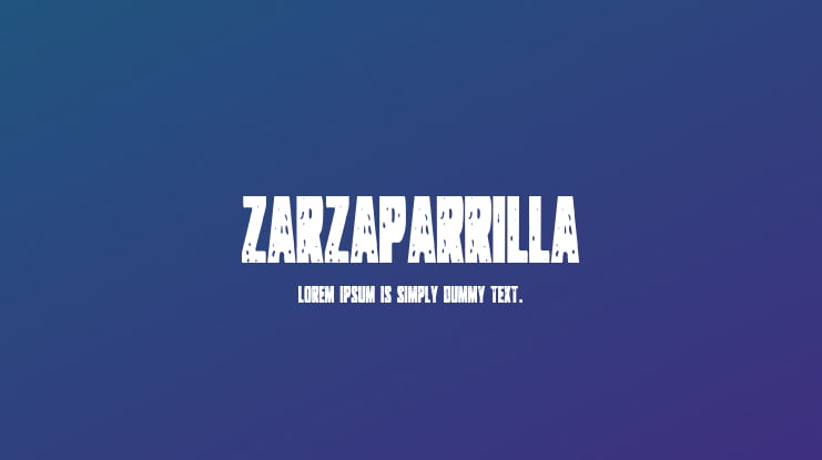 Zarzaparrilla Font