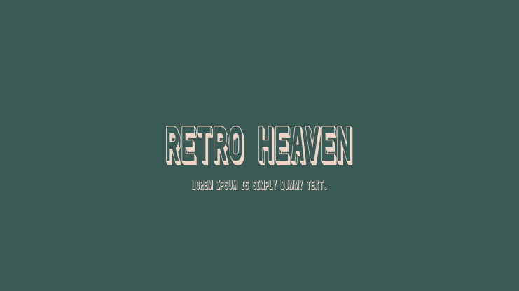 Retro Heaven Font