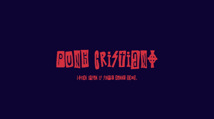 Punk Cristiano Font