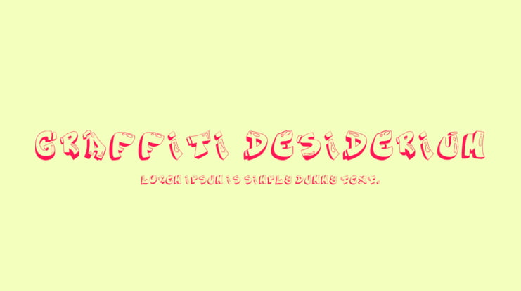 Graffiti_desiderium Font