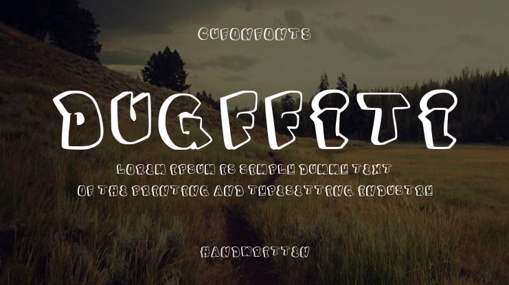 Dugffiti Font