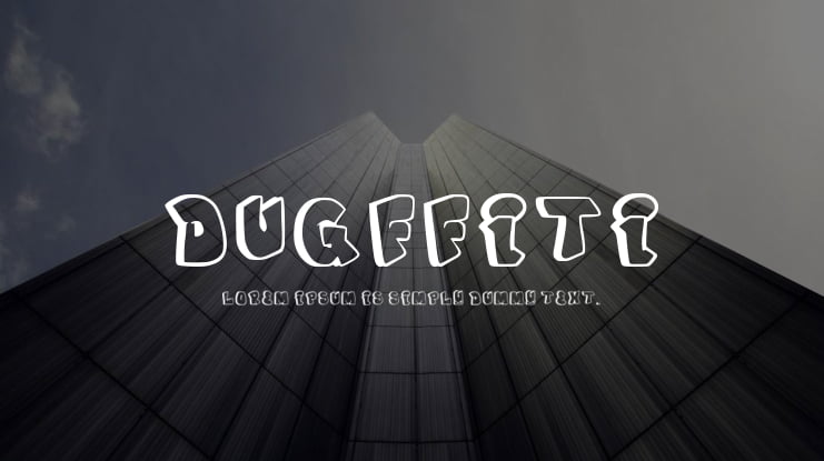 Dugffiti Font