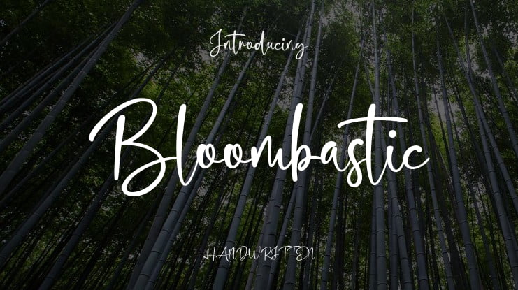 Bloombastic Font