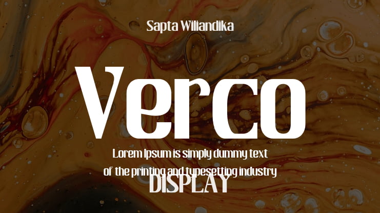 Verco Font