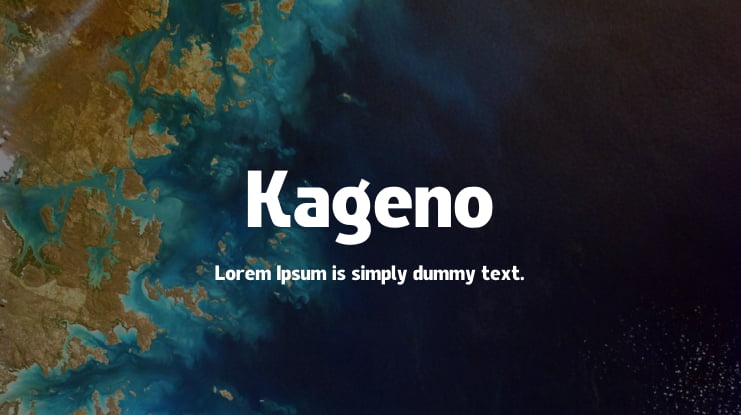 Kageno Font Family