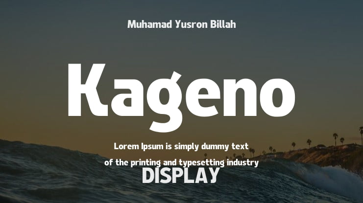 Kageno Font Family