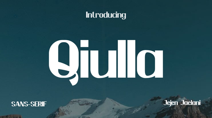 Qiulla Font