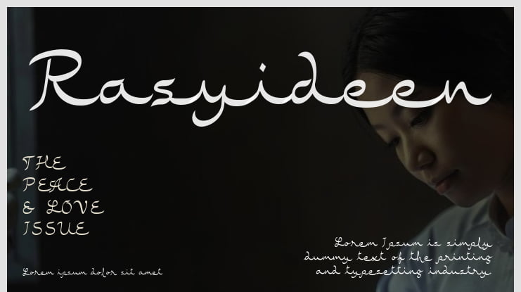 Rasyideen Font