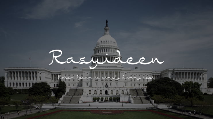 Rasyideen Font